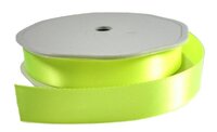 Geel neon satijnlint,15mm