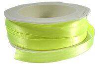 Neon geel satijnlint,9 mm