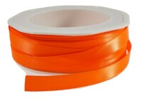 Neon oranje satijnlint,9 mm