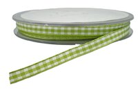 Geruit lint frisgroen 6mm