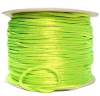 Satijnkoord neon geelgroen