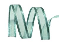 Organza|satijn lint Zeeblauw