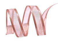 Organza satijn lint oudroze