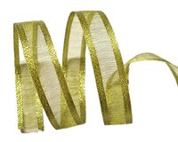 Organza satijn lint groen