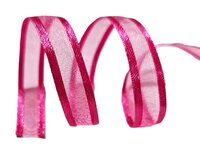 Organza satijn lint fuchsia
