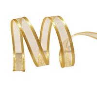 Organza satijn lint goud