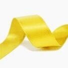 Satijnlint 6mm geel|45mtr