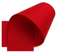 Grosgrain 10mm rood