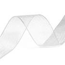 Organza lint wit 10mm