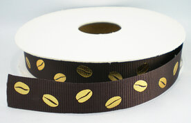 Koffie lint bruin|goud