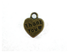 Thank you bedeltjes brons|250