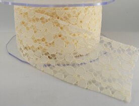 Flower lace 38mm|creme