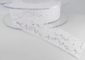Flower lace 21mm|wit