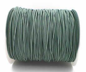 Elastiek rond sage 1mm|200mtr