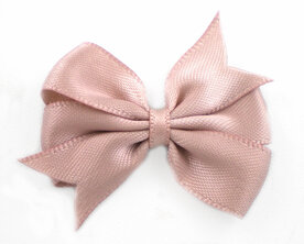 Dubbele strik antiekmauve satijn