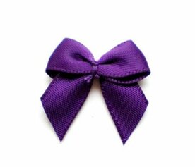 Plak strikjes paars|100 st.