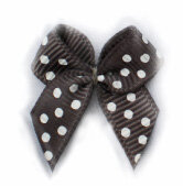 grijs stippen strikjes