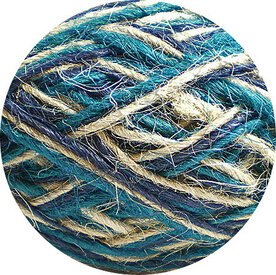 Flaxkoord trico naturel blauw,167mtr