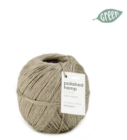 Polished hemp cord,1mm