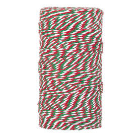 Rood/wit/groen koordje 2mm