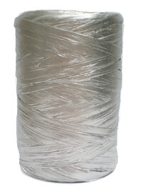 Raffia paper zilver