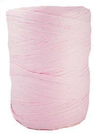 Raffia paper lint Lichtroze