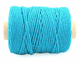 Cotton cord, Turquoise