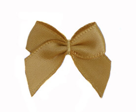 Strikjes pale gold 24mm|100st.