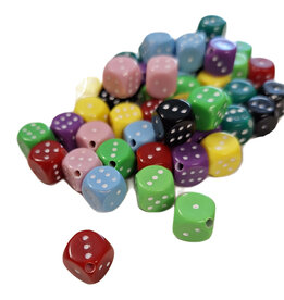 Dobbelsteen kralen diagonaal