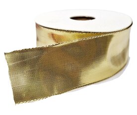 Goud lint met draad 40mm