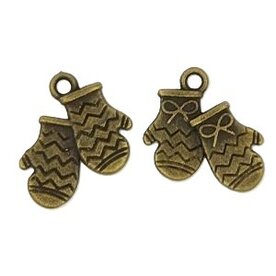 Handschoen bedeltjes