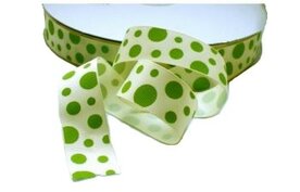 Happy dots appelgroen, 25 mm