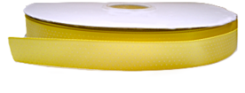 Stippen lint geel satijn,16mm