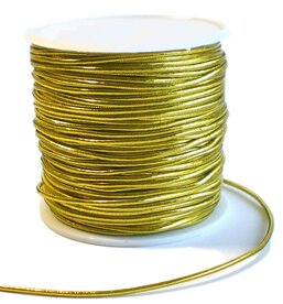 Elastiek rond goud 1mm|200mtr