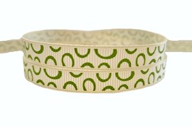 Happy dots lint open groen, 10 mm