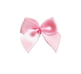 Lichtroze strikjes 24mm|100st.