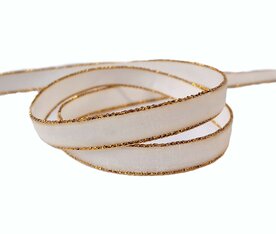 Fluweel lint ivoor goud