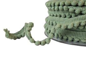 Pompom band smal| sage
