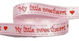 Sweetheart lint,roze/rood