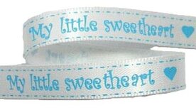 My little sweetheart lint, wit/blauw