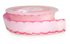 Crochet lint lichtroze, 16 mm