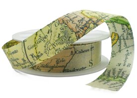 Landkaart lint 25mm
