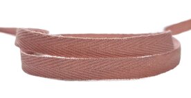 Keperband oudroze cotton 9mm