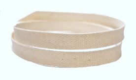 Katoen lint naturel 10mm
