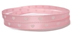 Hartjes lint lichtroze