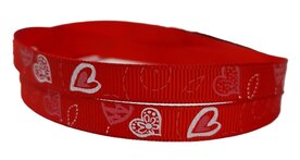 Hartjes lint rood grosgrain