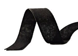 Texture lint zwart,12mm