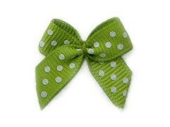 Groen stippen strikjes