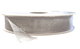 Organza lint zilver 15mm