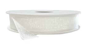 Organza lint wit 15mm